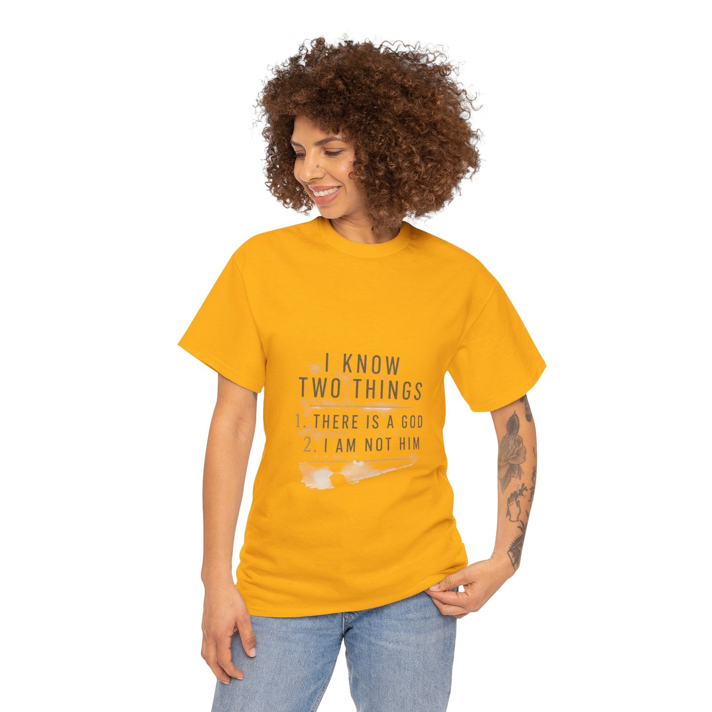 I Know Two Things Tee — Faith Humility Graphic T-Shirt