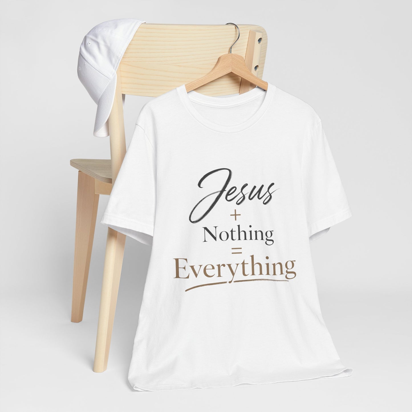 Jesus + Nothing = Everything T‑Shirt — Faith Inspirational Christian Tee