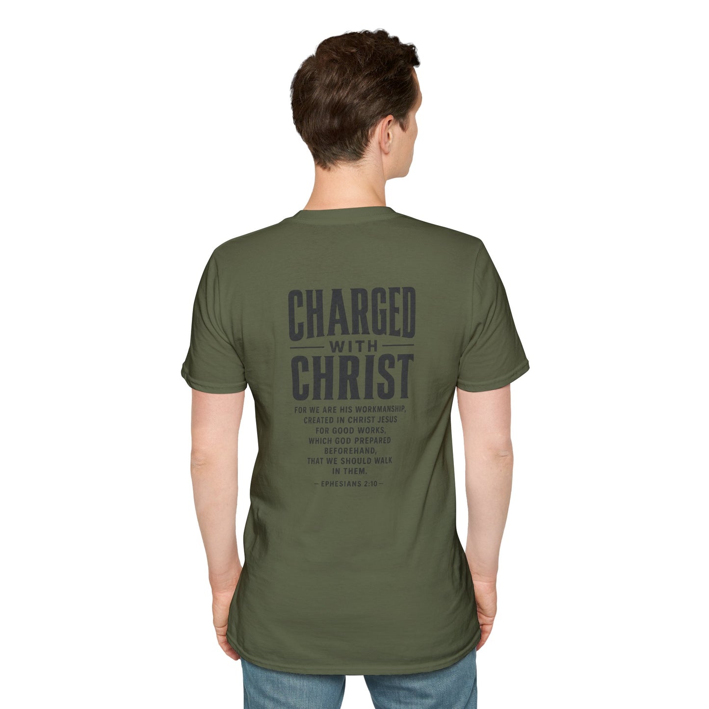 Created Chosen Called Christian T‑Shirt — "Charged with Christ" Faith Tee