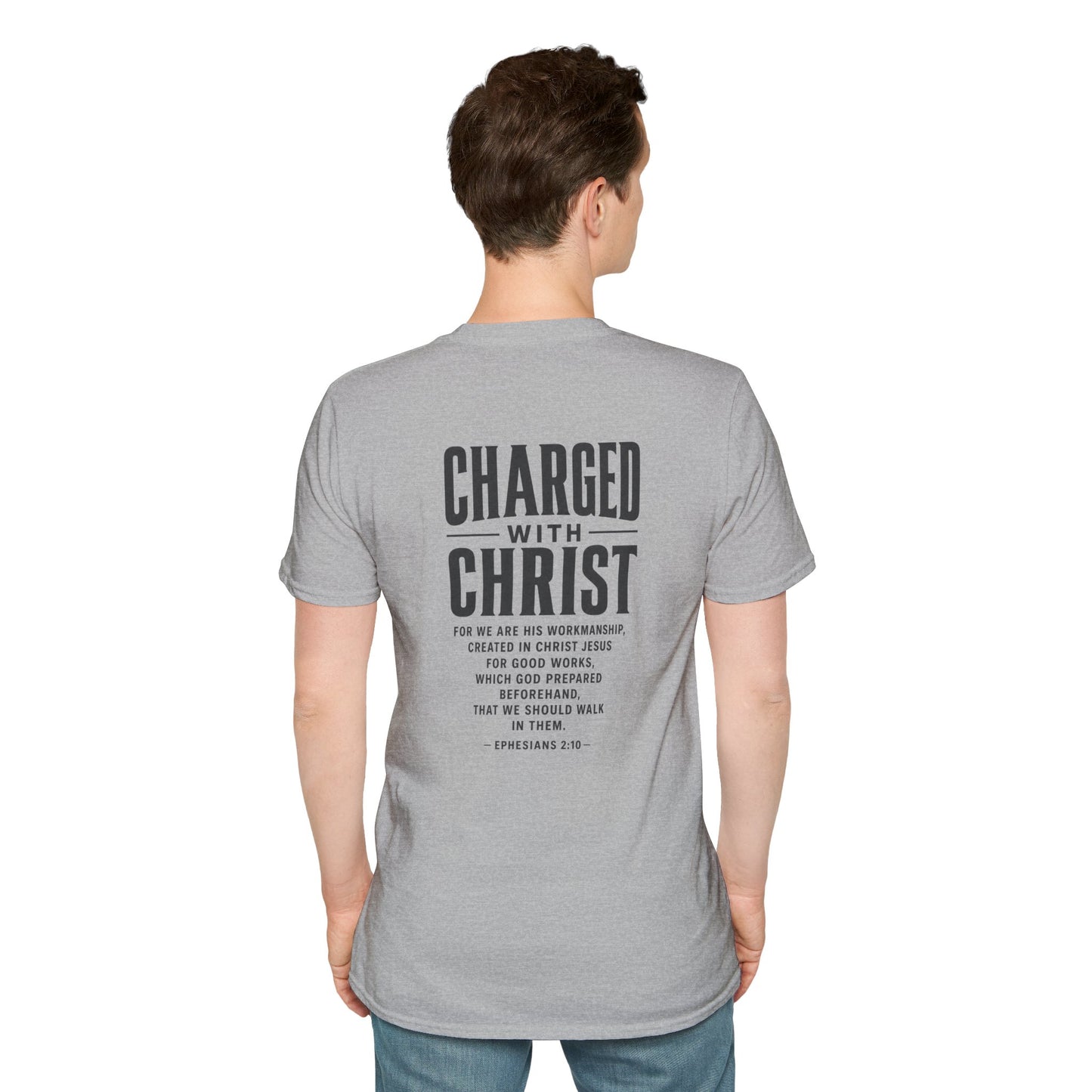 Created Chosen Called Christian T‑Shirt — "Charged with Christ" Faith Tee