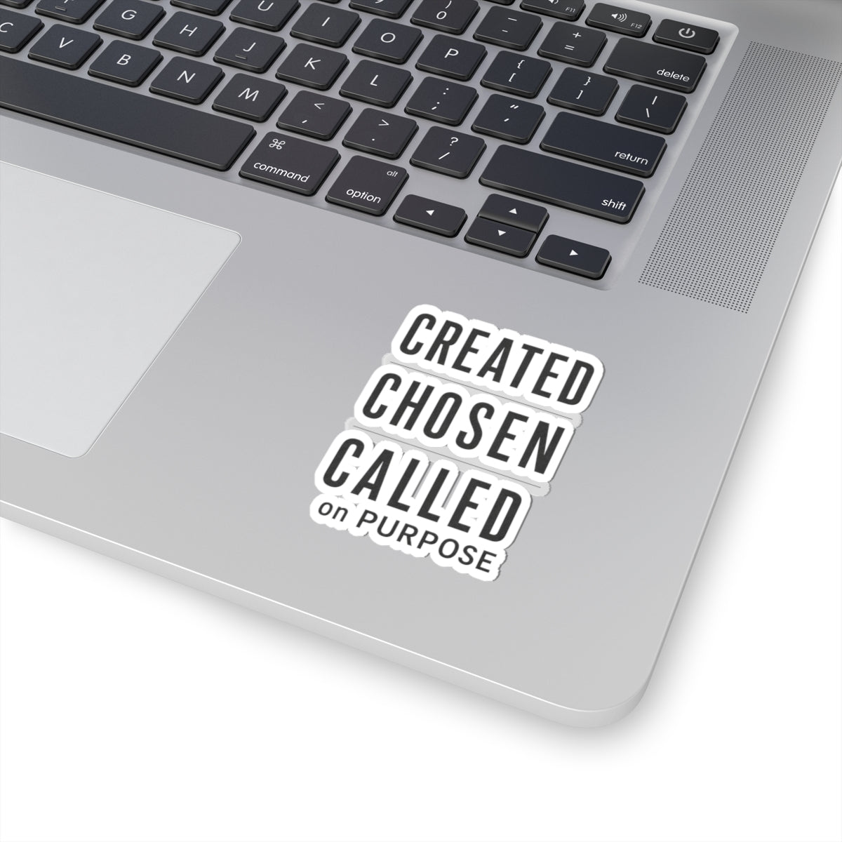 Created Chosen Called Kiss-Cut Sticker — Inspirational Christian Laptop Decal