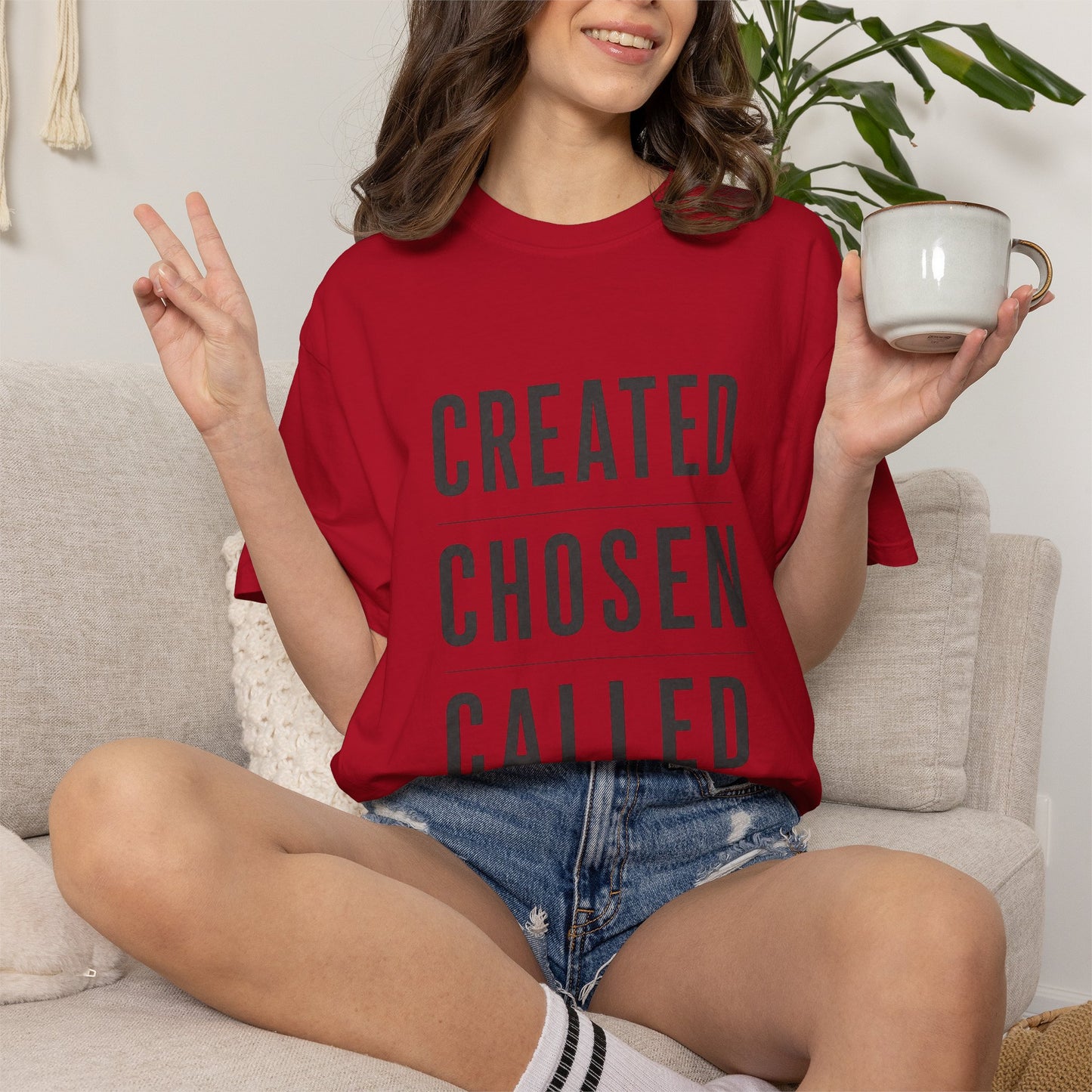 Created Chosen Called T-Shirt — Inspirational Faith Graphic Tee