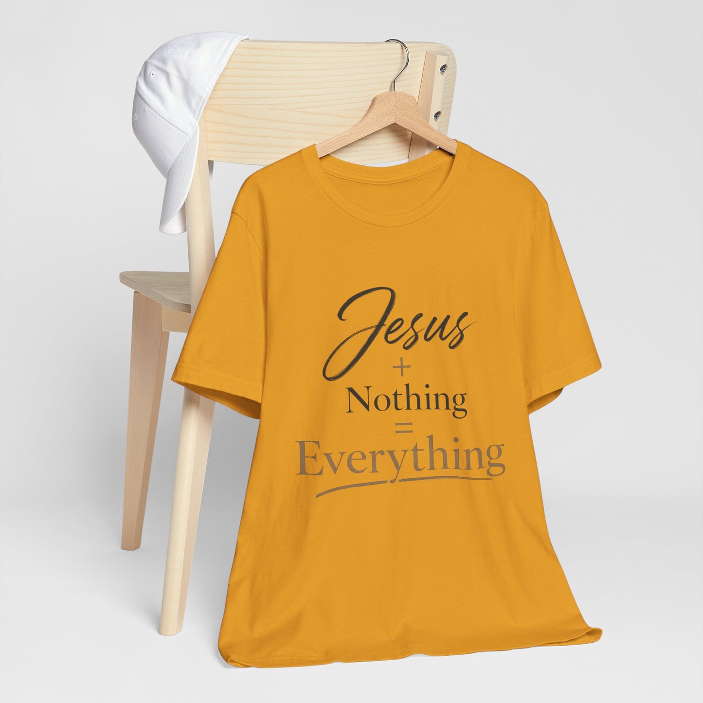 Jesus + Nothing = Everything T‑Shirt — Faith Inspirational Christian Tee