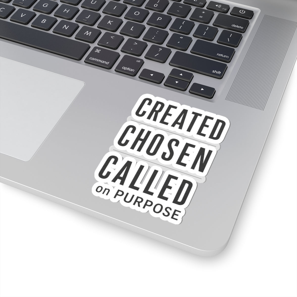 Created Chosen Called Kiss-Cut Sticker — Inspirational Christian Laptop Decal