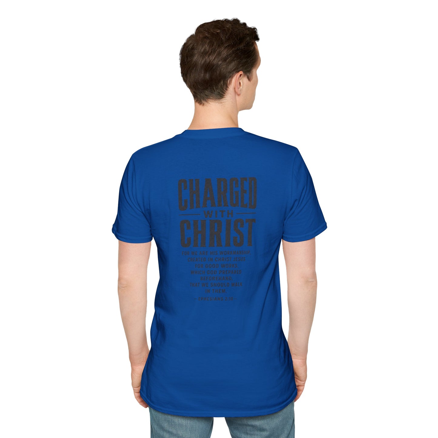 Created Chosen Called Christian T‑Shirt — "Charged with Christ" Faith Tee