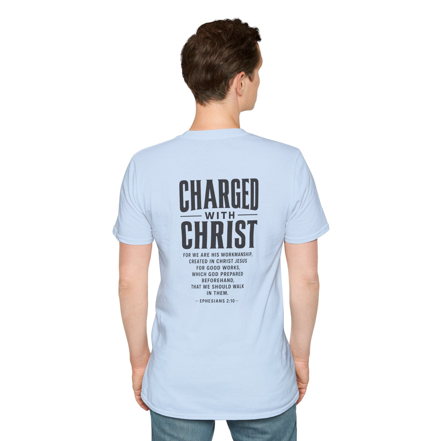 Created Chosen Called Christian T‑Shirt — "Charged with Christ" Faith Tee
