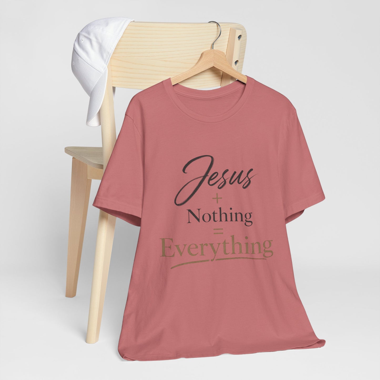 Jesus + Nothing = Everything T‑Shirt — Faith Inspirational Christian Tee