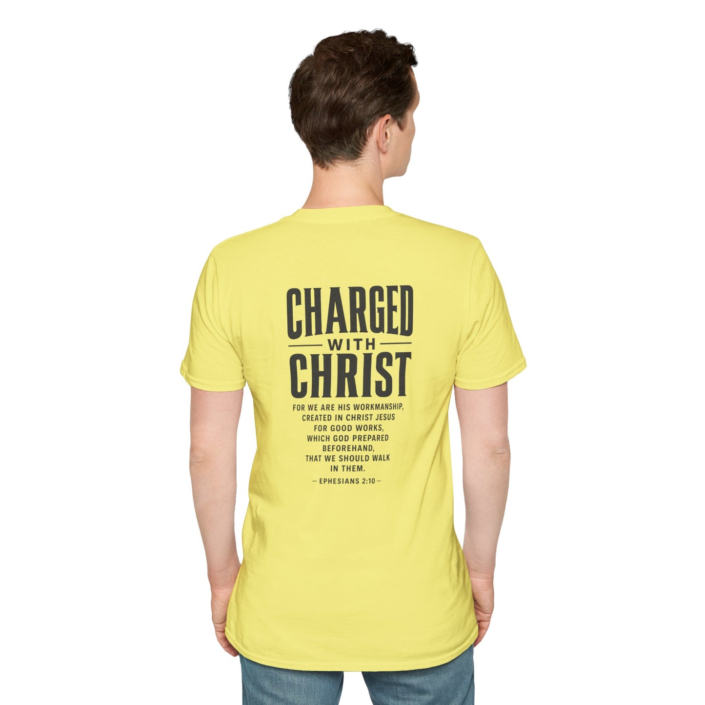 Created Chosen Called Christian T‑Shirt — "Charged with Christ" Faith Tee