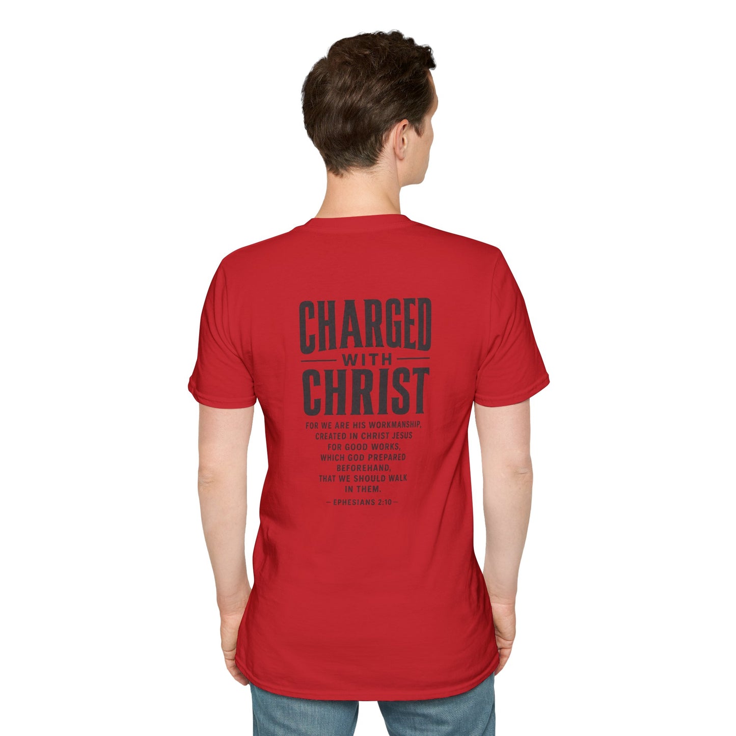 Created Chosen Called Christian T‑Shirt — "Charged with Christ" Faith Tee