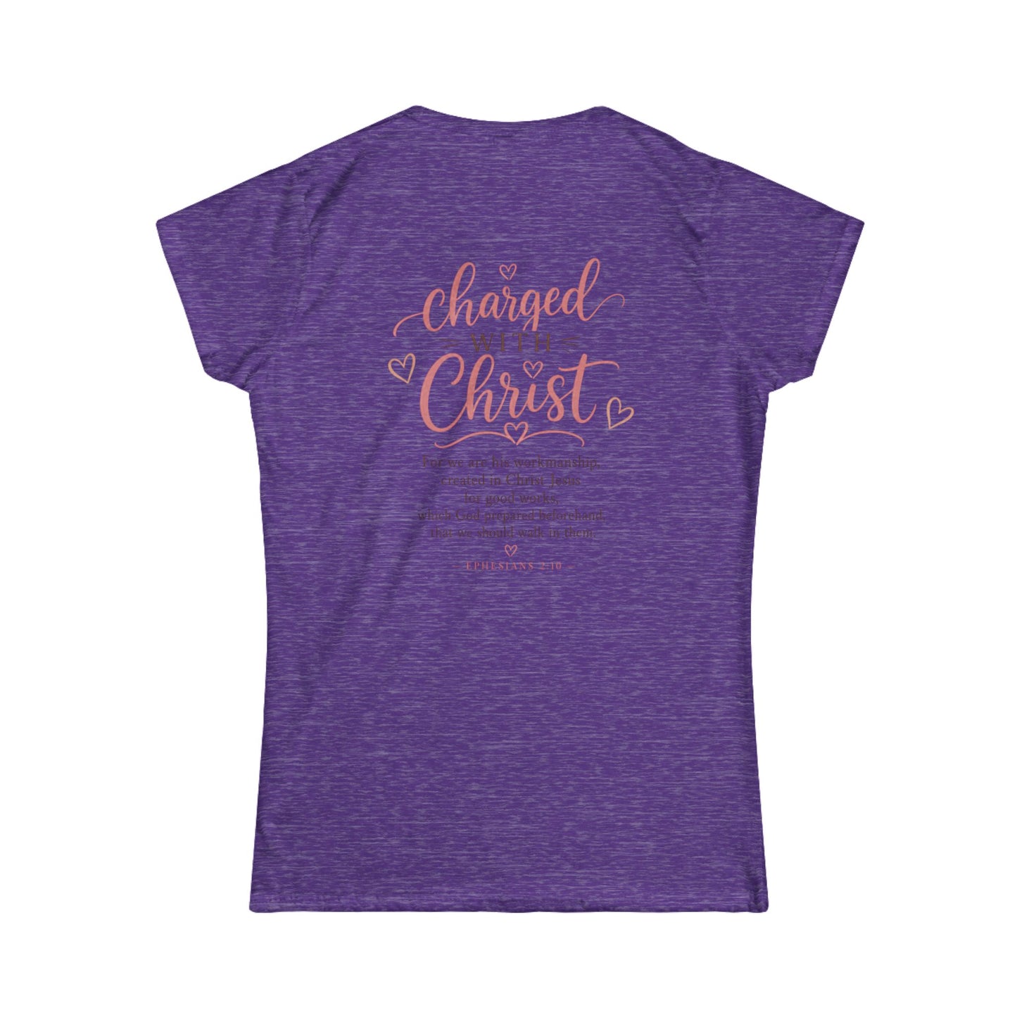 Created, Chosen, Called Christian Women's Tee — "Charged with Christ" Inspirational Faith Shirt