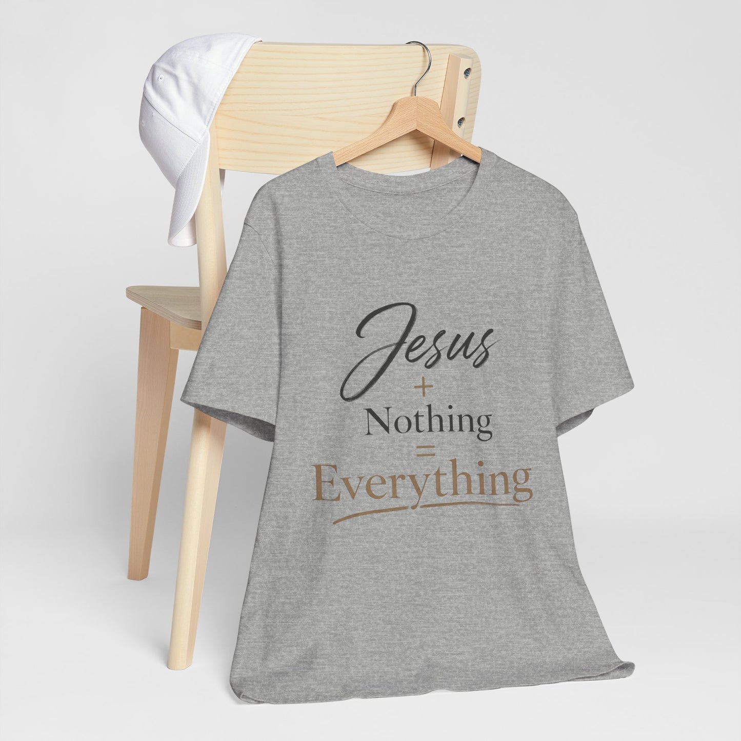 Jesus + Nothing = Everything T‑Shirt — Faith Inspirational Christian Tee
