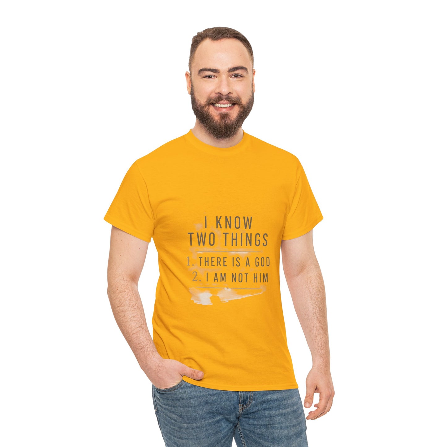 I Know Two Things Tee — Faith Humility Graphic T-Shirt