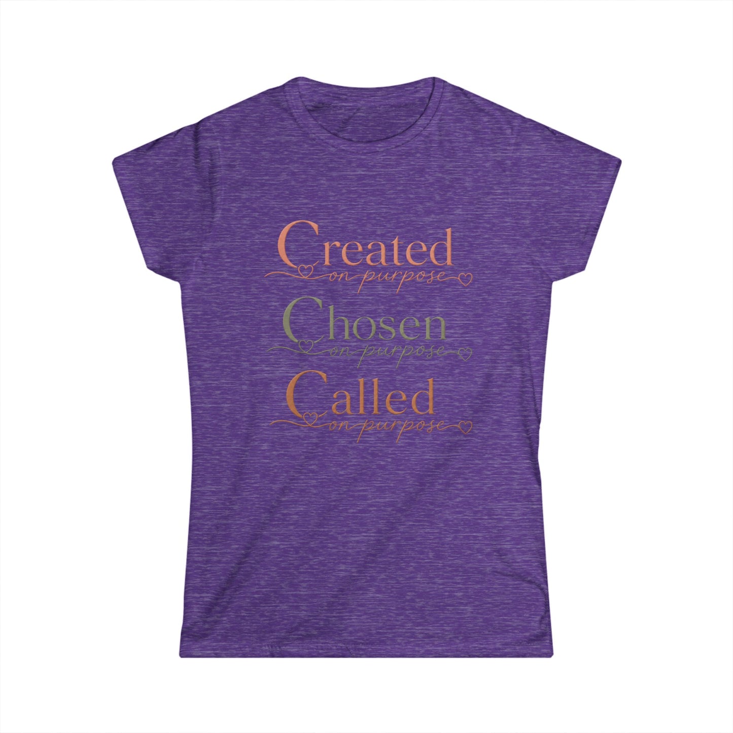 Created, Chosen, Called Christian Women's Tee — "Charged with Christ" Inspirational Faith Shirt