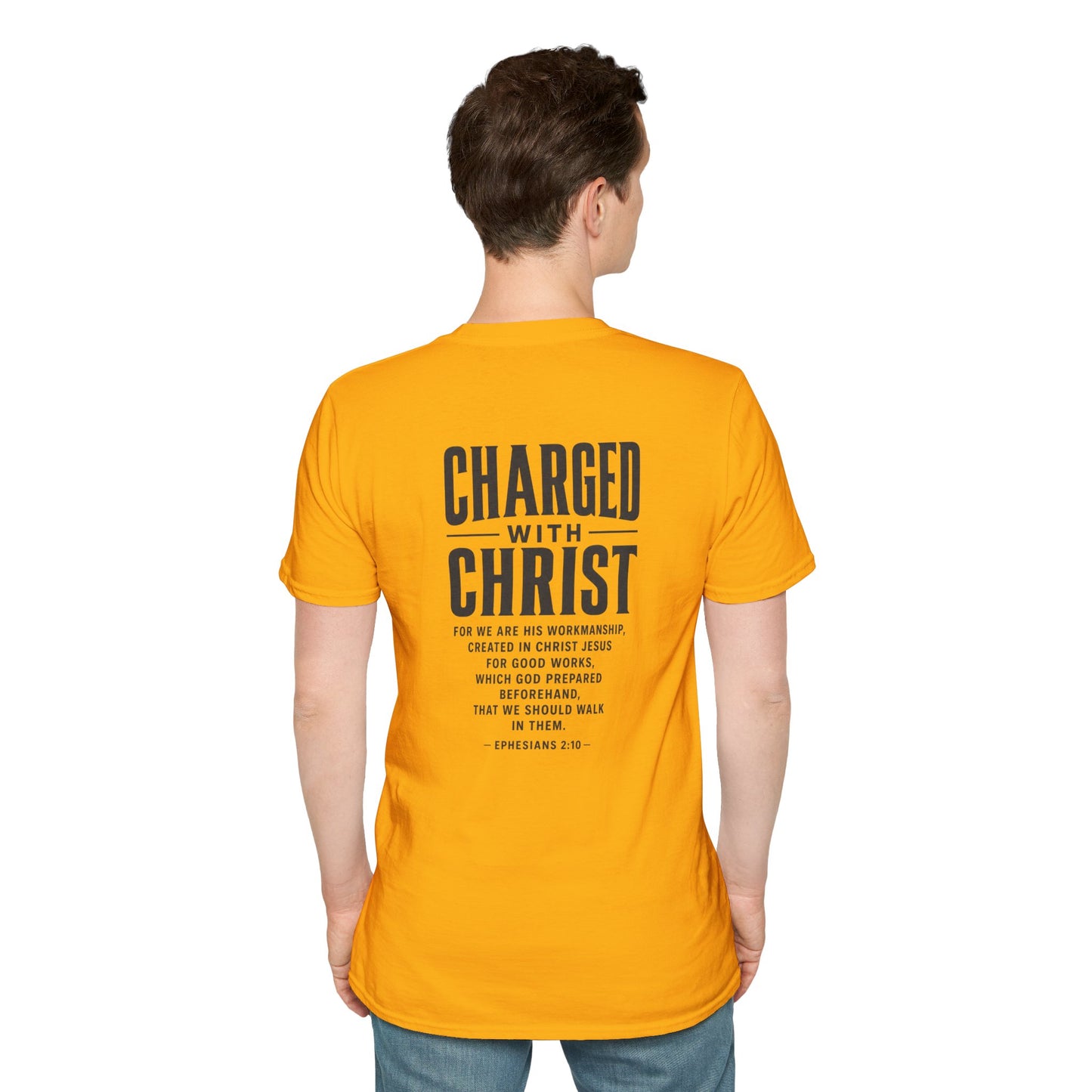 Created Chosen Called Christian T‑Shirt — "Charged with Christ" Faith Tee
